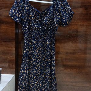 Floral Sweetheart Neck Dress Women