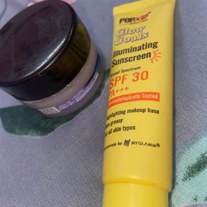PopXO Sunscreen And Body Scrub
