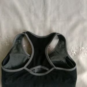 Black grey active wear