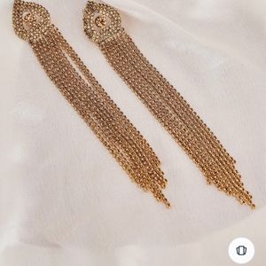 Gold Long Earings