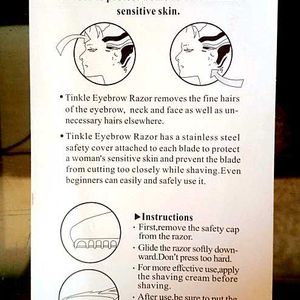 Eyebrow Razor