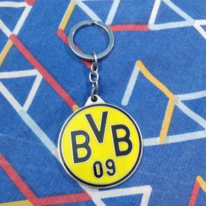 Yellow Metal Key Chain & Socks Combo B Dortmund