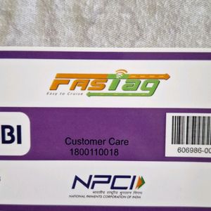 RFID FasTag (State Bank of India) [1 Tag]