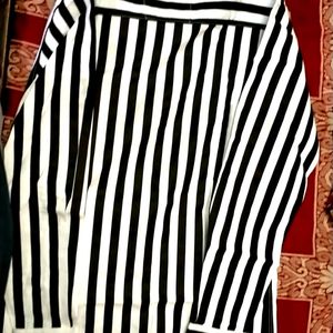 The Black And White Stripped Shirt