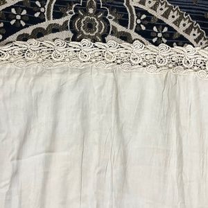 Cream Cotton Dupatta Length(one And Half Metre)