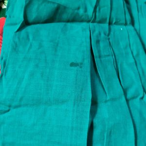 Stitched Sea Green Kurtha Set | Size 34