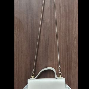 Light Grey Chain Sling Bag