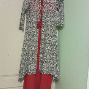 Long One Piece Cum Kurti