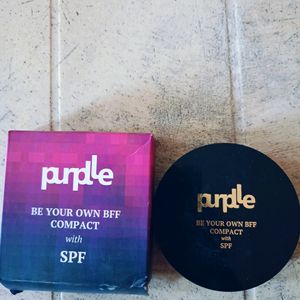 NEW PURPLE COMPACT POWDER