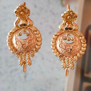 Pure Kdm 916 Gold Earrings From Our Shop