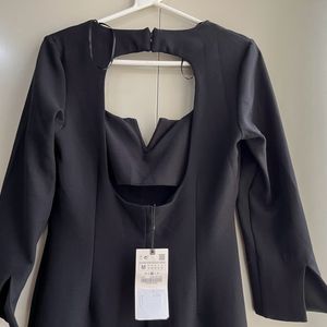 Zara Sexy Back Black  Dress