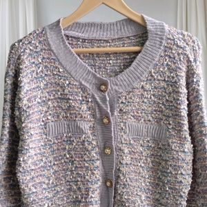 Soft Tweed Cardigan