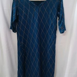 Blue Sharara Suit With Dupata