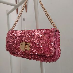 H&M Sequence Pink Sling Bag