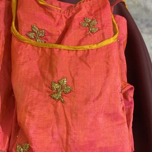 Haldi Or Ubtan Ready To Wear Suit