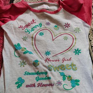 Girls Full Hand Tshirts