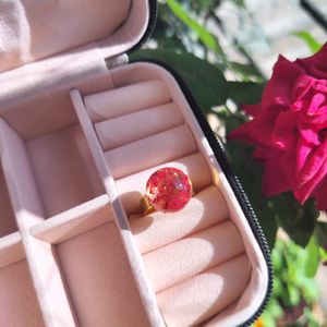 Red Floral Ring 💍