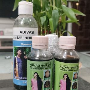 4 Bottles Of Adivasi Hair Oil