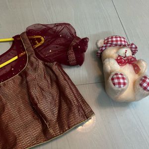 Maroon Designer/ Master Stiching Blouse