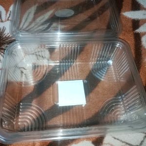 Transparent Storage Boxes- 5 In No.