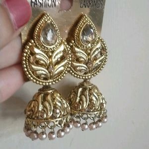 Golden Earrings With Best Quality