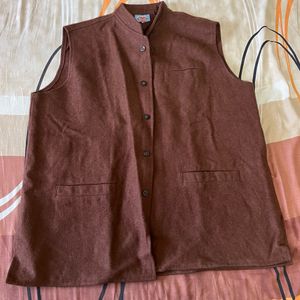 Mens Nehru Jacket / Waistcoat (Premium Pure Wool)