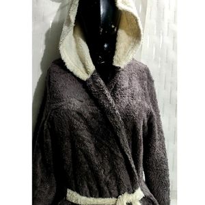 Hoodie Bathrobe For women's