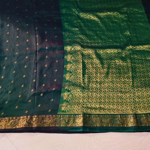 Cotton Blend Pure Gadwal Saree