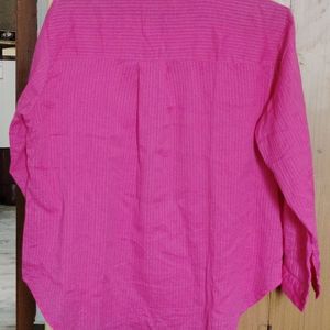 Rose Pink Ladies Shirt, Perfect For Summer