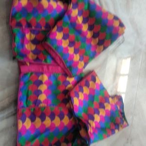 Multi Colour Silk Blouse