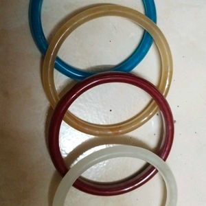 Multi Colored Plain Glass Bangles