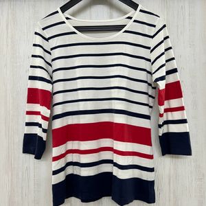 3/4th Sleeves Striped Top