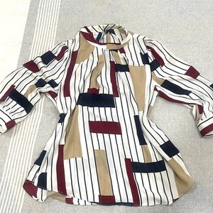 Multicolour Stripped Korean Top