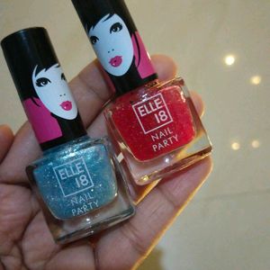 ELLE 18 Glitter nail polish