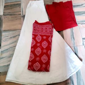 Beautiful Lucknowi Chikankari Kurti Set Size issue