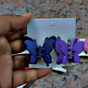 Small Double butterfly clip PACK OF 12