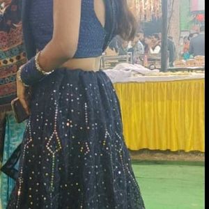 💙 Blue Lehenga Bollywood Style