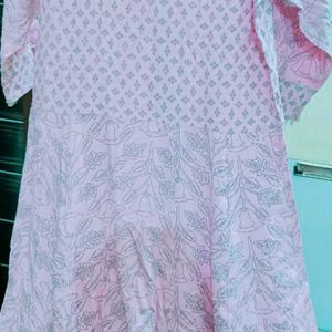 Baby Pink Colour Kurta Set