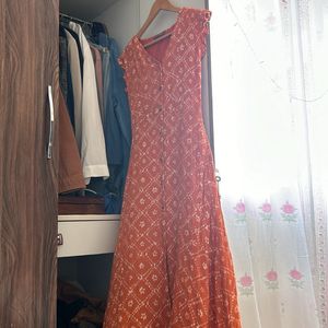 Tangerine Boho Dress From Canada