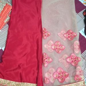 2 SHADE Saree