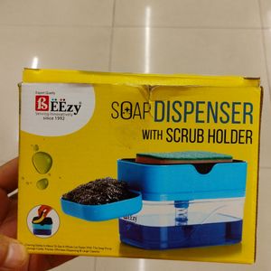 New Soap Dispenser With Scrub Holder 3 In 1