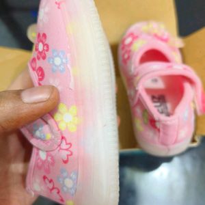 Lighting Baby Girl Shoes Like New