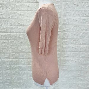 Casual Solid Women Pink Top