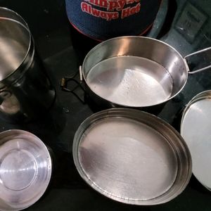 4 Set Tiffin & TiffinBox & bottle & Milk Containe