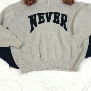 Never Branded Crop Sweater