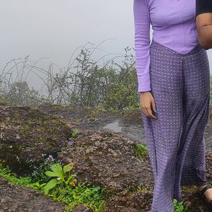 Lavender Crop Top