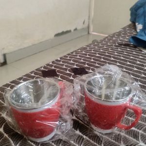 Coffe Tea Cup Set Of W