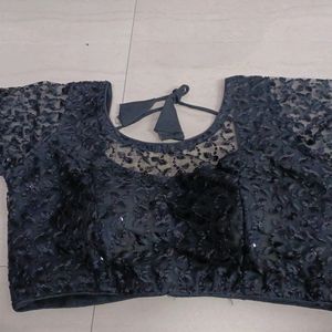 Net  Chipli Black Blouse