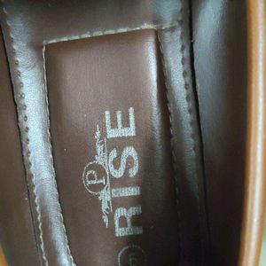 Brown Color Men Shoes