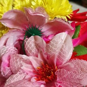 Fruit Basket And Flower Combo